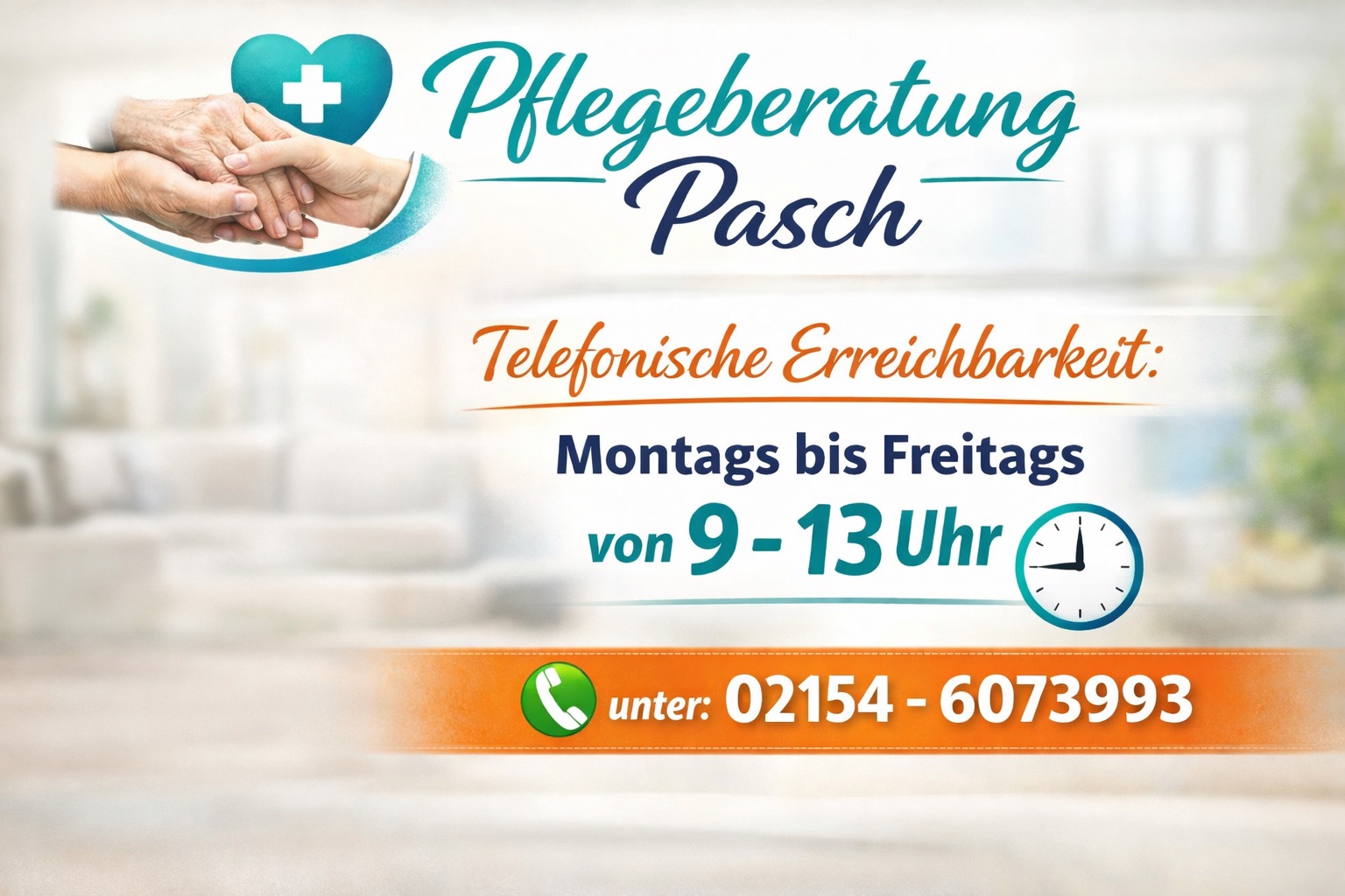 Ab 15.04.2026 haben wir neue Erreichbarkeiten für Euch!